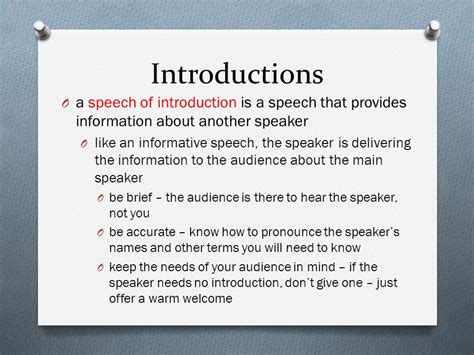 How to Memorably Introduce Another Speaker .